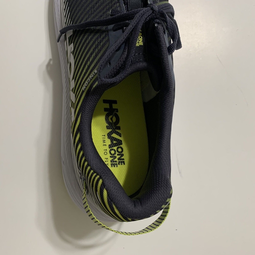 Hoka One One Rincon 2 Black Yellow Mens Running Shoes 1110514 Mens Size 11.5 - Picture 9 of 9